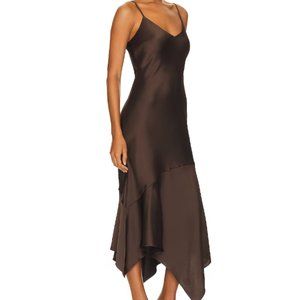 Steve Madden Lucille Slip Dress in Brown